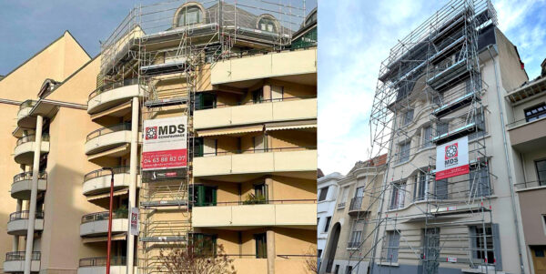 Montage d'échafaudage par MDS dans le Puy-de-Dôme